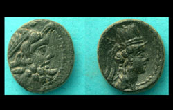 Syria, Seleucis and Pieria, Zeus and Tyche, Time of Augustus